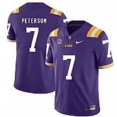LSU Tigers 7 Patrick Peterson Purple Nike College Football Jersey Dzhi,baseball caps,new era cap wholesale,wholesale hats